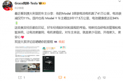 电动车电池衰减到底有多快 中国特斯拉Model Y车主晒图：3年17.5万公里 电池健康度94%