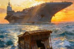 乌合麒麟新作：福建舰、南湖红船同框 接81192返航