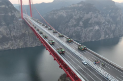 黄河三峡大桥完成荷载试验 两岸通行时间2小时将变20分钟