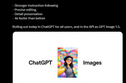 免费用！OpenAI深夜发布全新图像模型：生成快4倍 奥特曼秒变性感男模