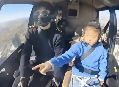 男子国庆开飞机带女回老家：300公里仅用80分钟 油费200多元