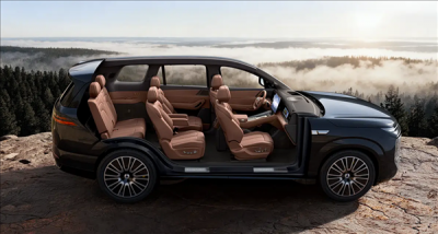 全系三电机四驱 腾势N8L即将预售：定位家庭六座旗舰