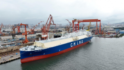 完全自主研发！我国17.5万立方米液化天然气运输船交付