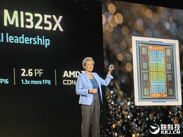 AMD发布新GPU加速卡Instinct MI325X:八卡2TB HBM3E、FP8性能超每秒2亿亿次