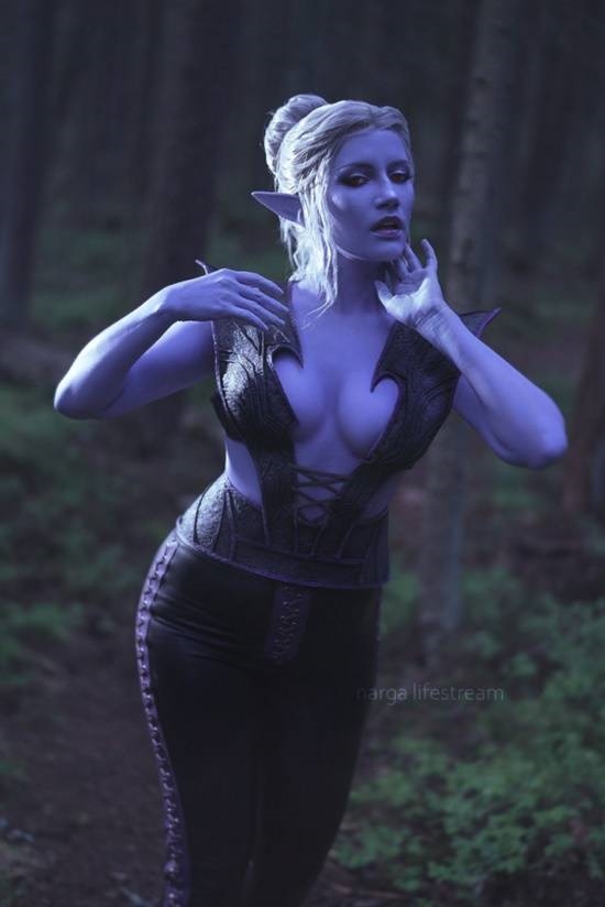 COSPLAY图赏:俄妹COS《博德之门3》影心