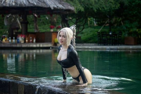 COSPLAY图赏:俄妹COS《博德之门3》影心