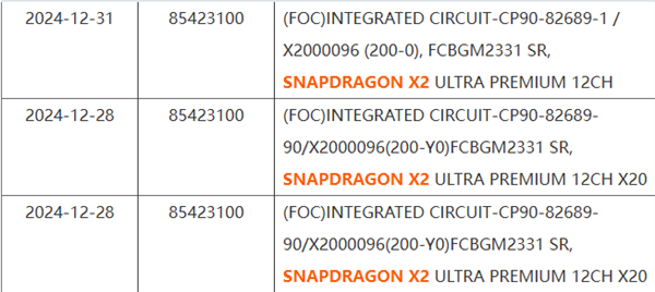 高通骁龙X2新系列CPU现身!比Elite更加高端