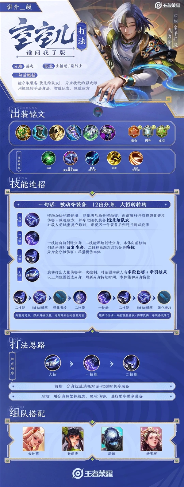 《王者荣耀》S39新赛季今天开启:新英雄空空儿正式上线