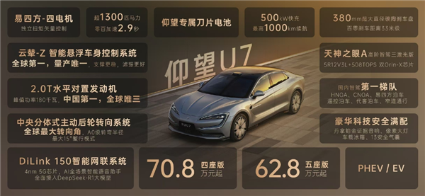 全身都是狠货的仰望U7：看完我真觉得有些可惜