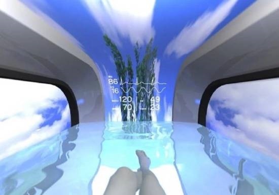 日本研发的“人体洗衣机” 只需躺着即可完成身体清洁