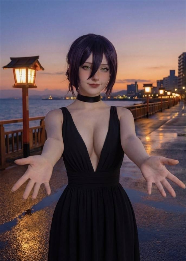 美国小姐姐Cos《电锯人》蕾塞 身材耀眼