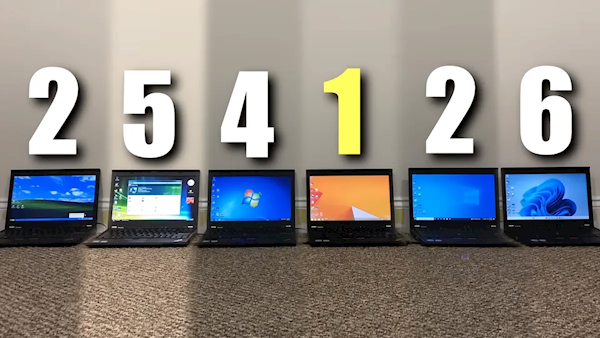 六代Windows首次性能对比！XP/Vista/7/8.1/10/11同场实测：Win11多项垫底 8.1意外夺冠