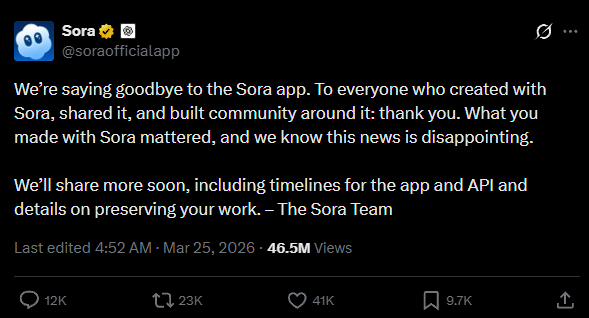 OpenAI爆火视频大模型Sora突然关停!专家:收入与成本严重倒挂