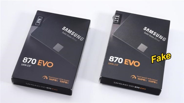 三星870 EVO写入120GB就报废!拆开才发现是假货:Windows都被骗了