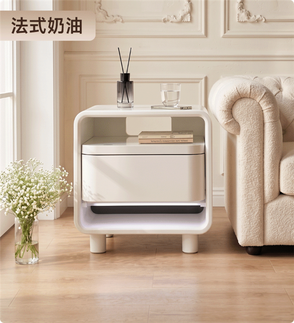 抵5件家具 8H智能床头柜发布:带指纹保险柜还能连米家APP